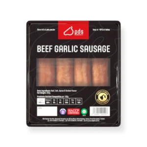 PDS Abattoir Beef Garlic Sausage